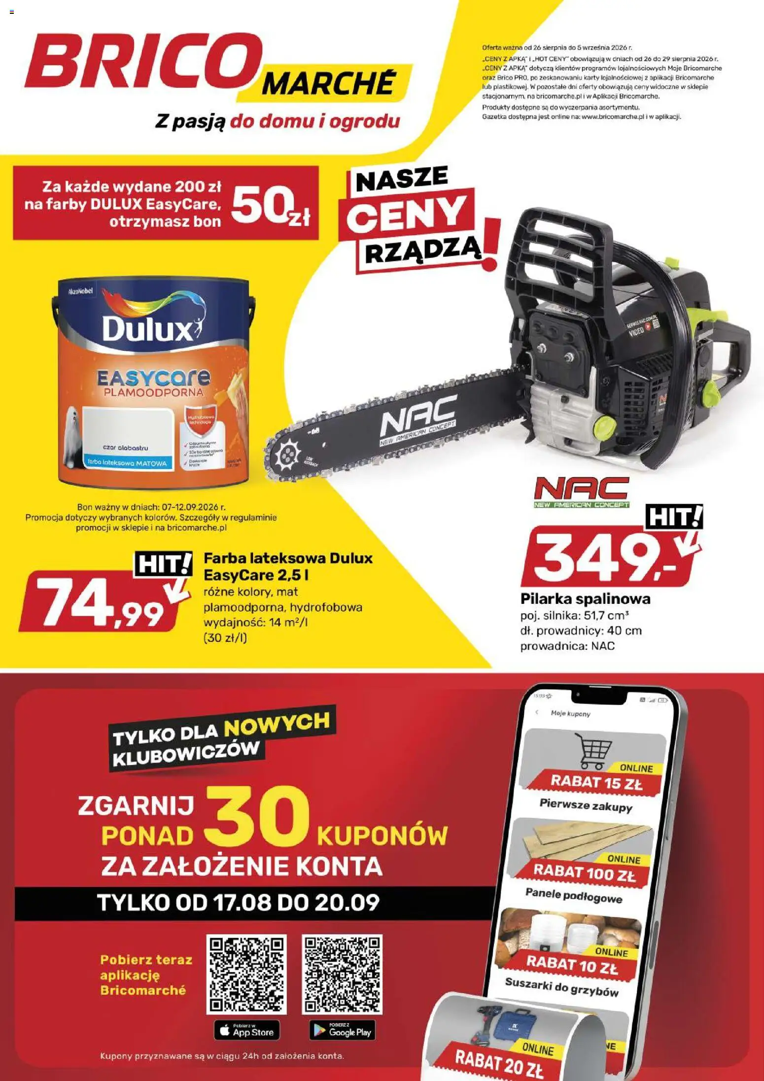 Pogląd gazetki "Brico Marché gazetka" ze sklepu Brico Marché ważnej od 26.08.2026