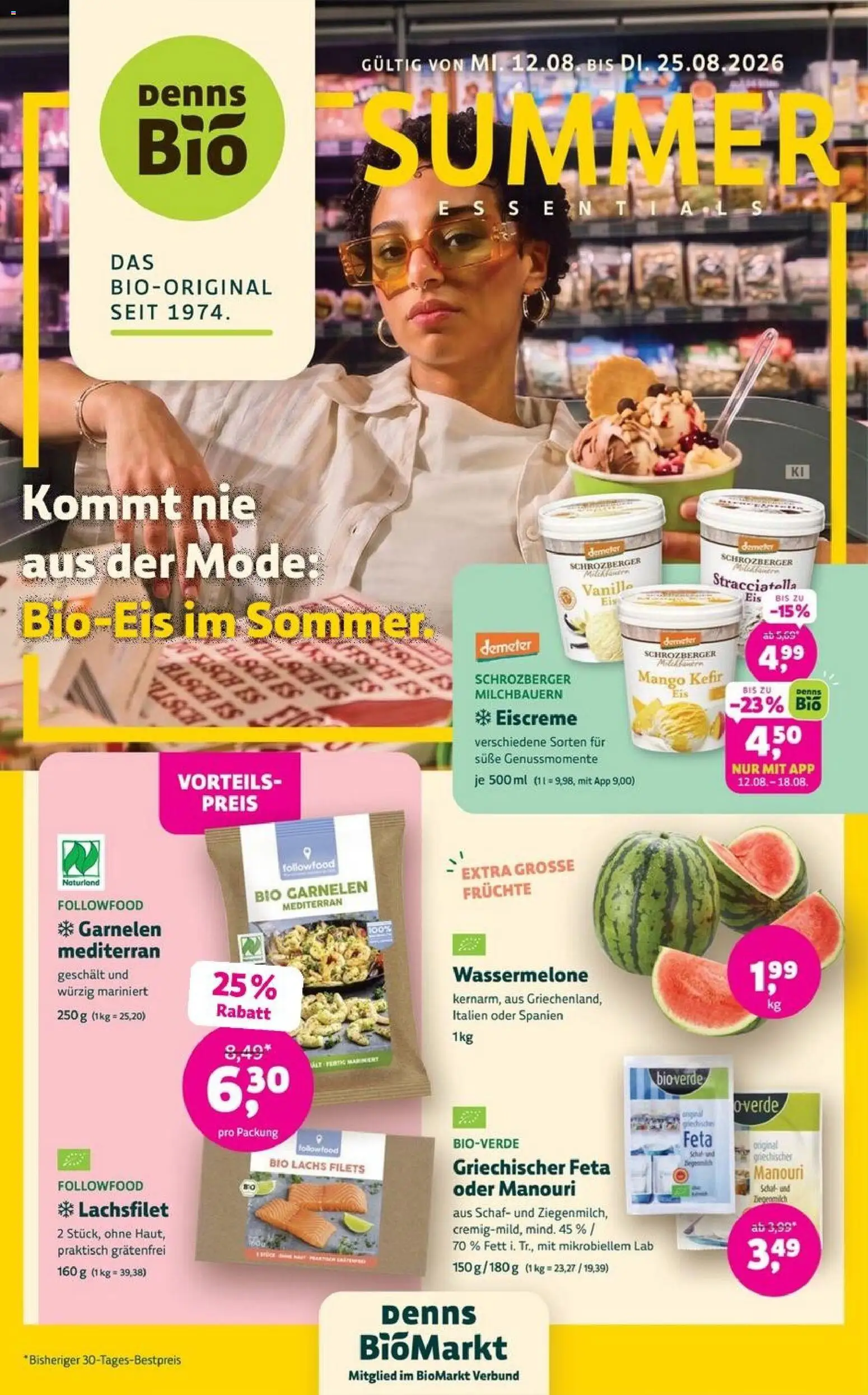 Vorschau von dem Prospekt des Geschäftes Denns BioMarkt, gültig ab dem 12.08.2026