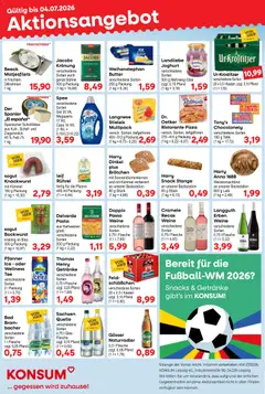 Vorschau von dem Prospekt des Geschäftes KONSUM Leipzig, gültig ab dem 29.06.2026