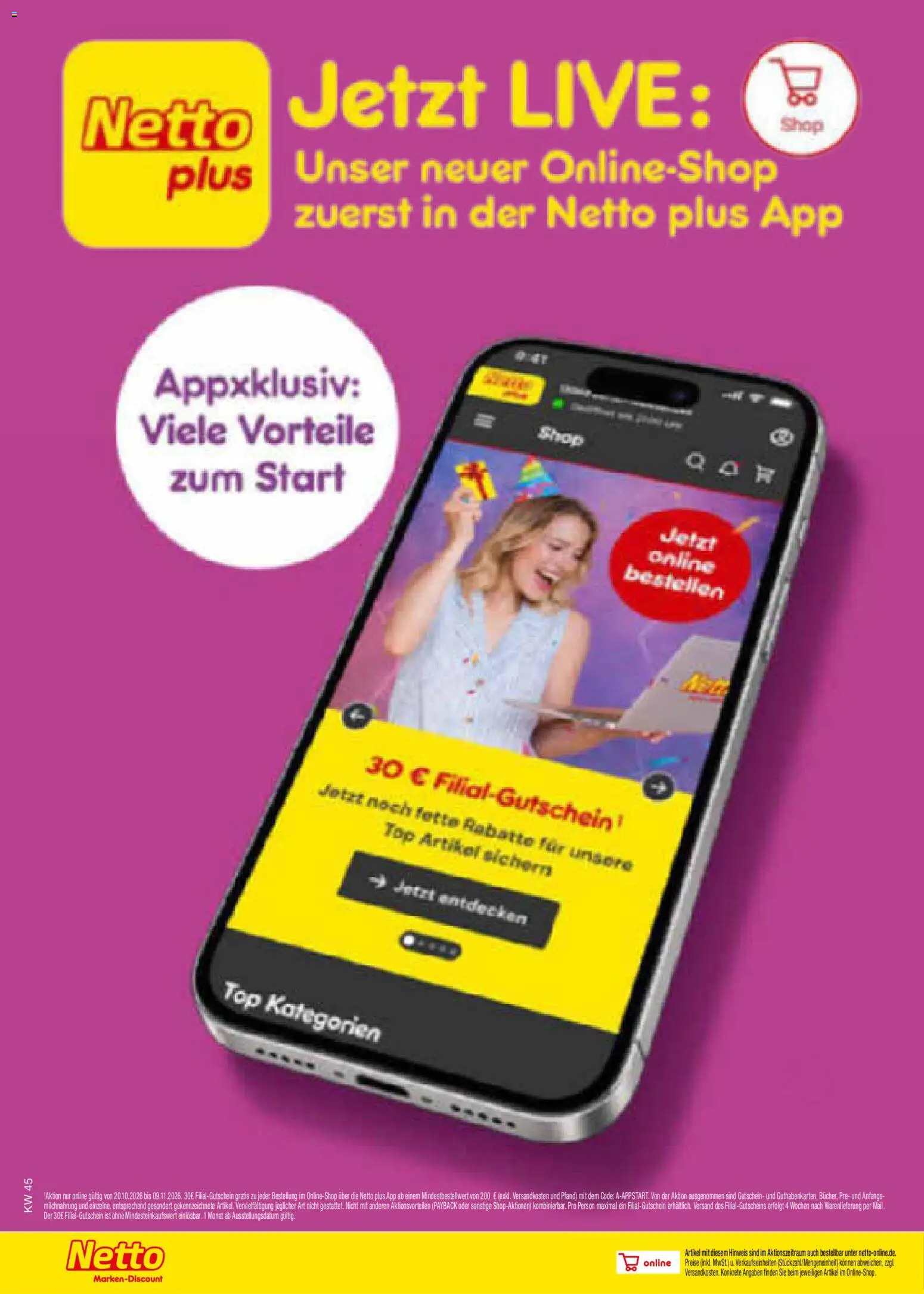 Vorschau von dem Prospekt des Geschäftes Netto Marken-Discount, gültig ab dem 02.11.2026 - Top