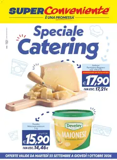 Anteprima dell'opuscolo SuperConveniente volantino Catering Enna, Misterbianco dal negozio SuperConveniente valido da 22/09/2026