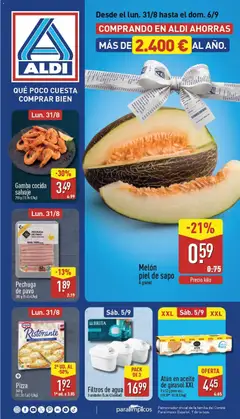 Vista previa del folleto de la tienda Aldi válido desde el 31/08/2026 