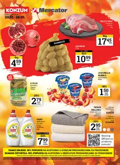 Pregled letka Mercator katalog trgovine Mercator vrijedi od 20.10.2026