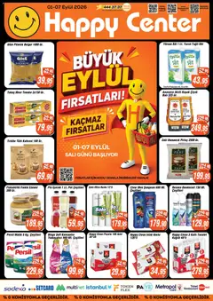 Happy Center Happy Center Katalog 01.09.2026 - Broşürünün önizlemesi