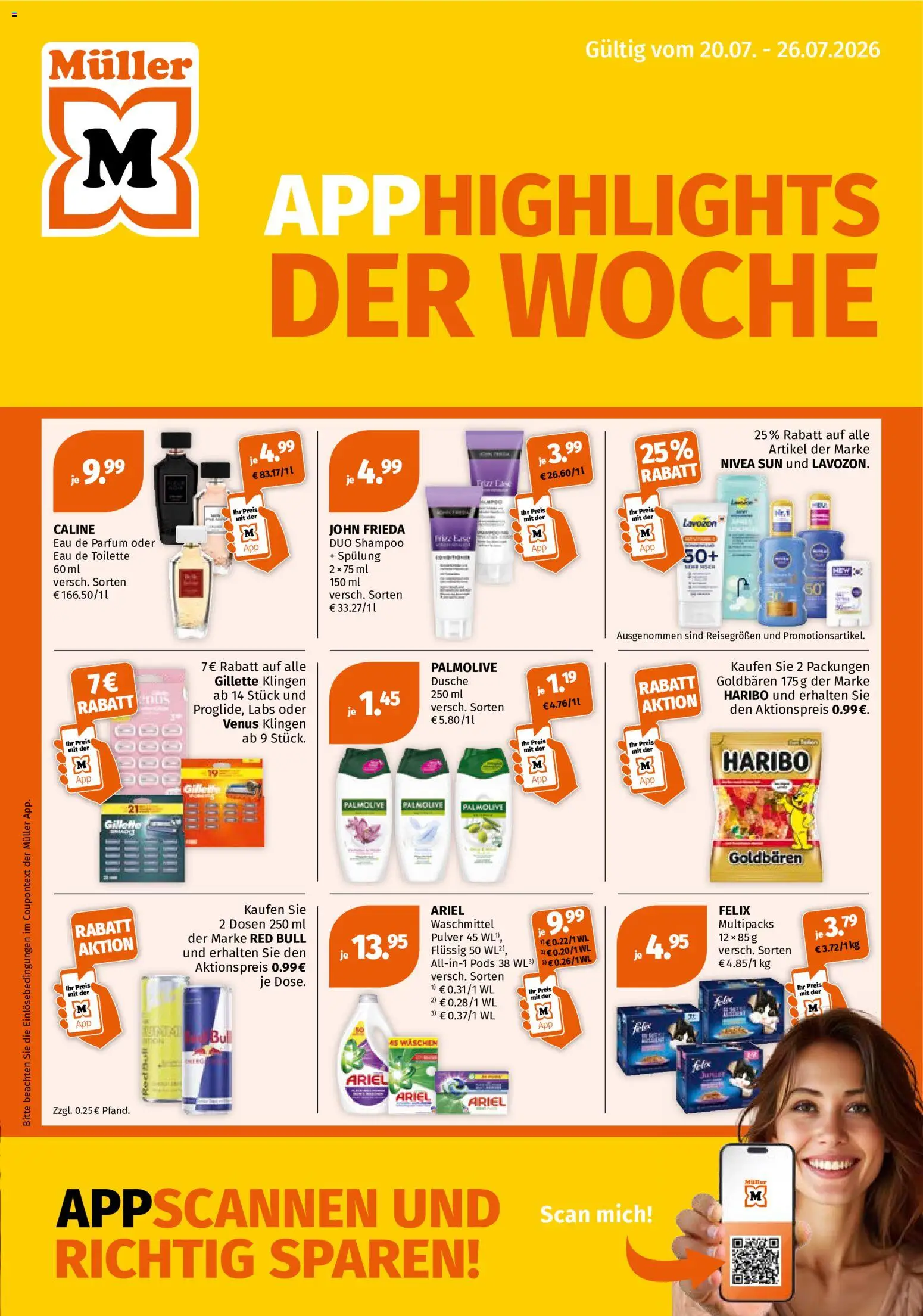 Vorschau der Angebote: Müller Müller Flugblatt gültig ab 20.07.2026
