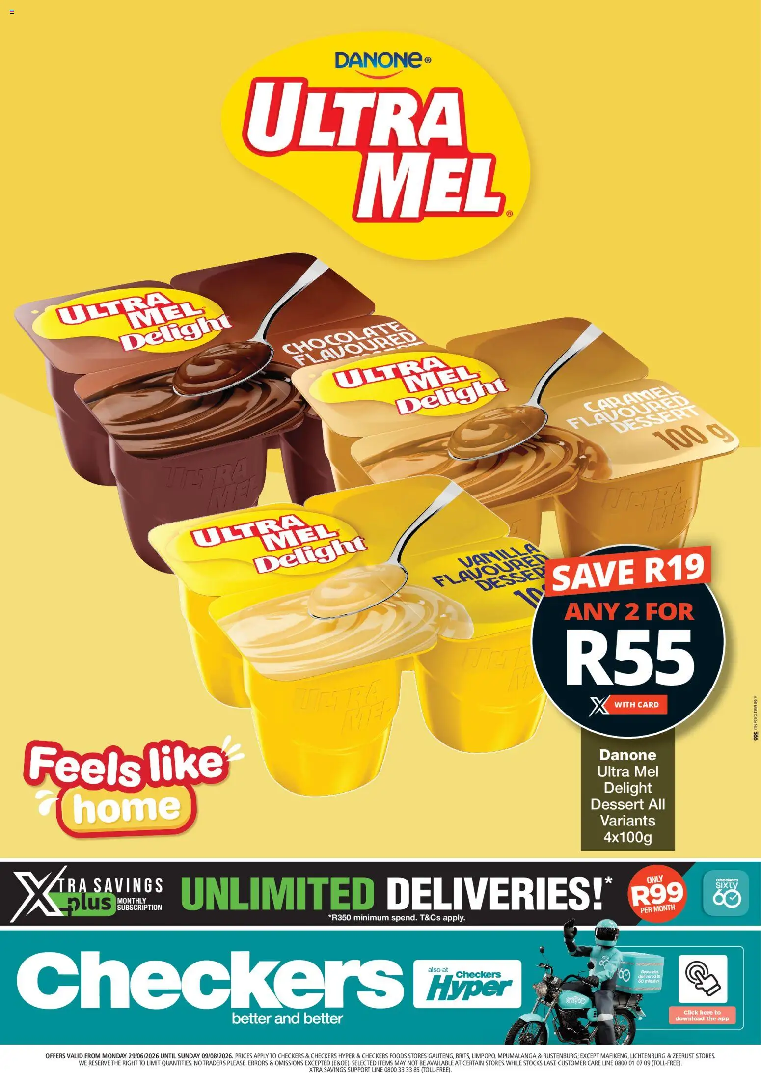 Preview of Checkers flyer valid from 29/06/2026 - Dessert, Caramel, Vanilla