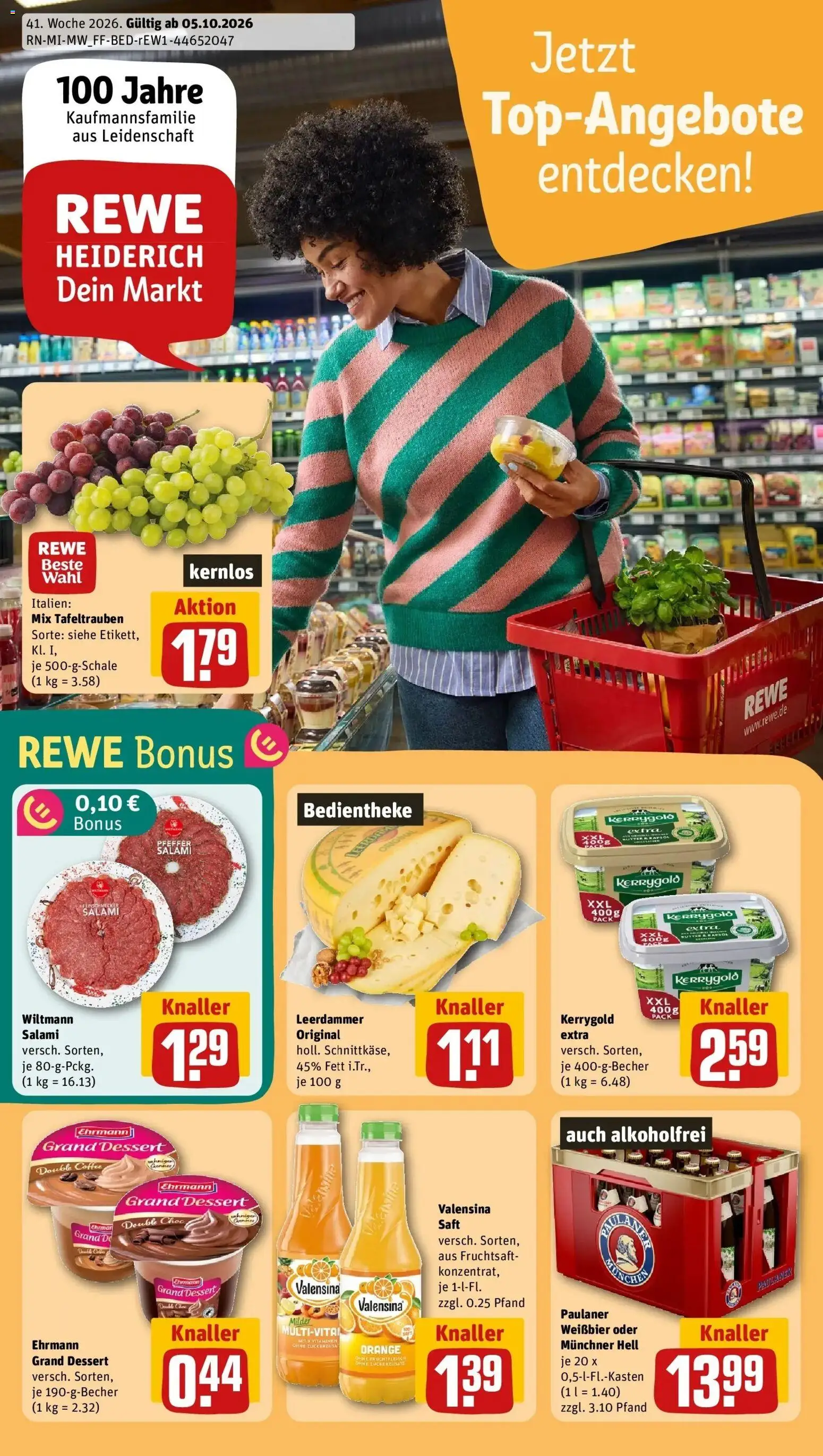Vorschau von dem Prospekt des Geschäftes Rewe, gültig ab dem 05.10.2026
