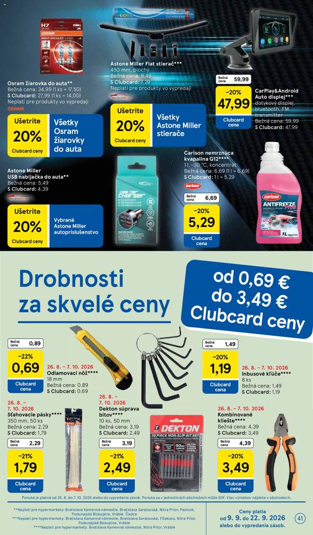 Nový Tesco leták od 09.09.