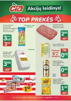 ČIA MARKET parduotuvės leidinio ČIA MARKET leidinys galiojančio nuo 2026.08.04 peržiūra