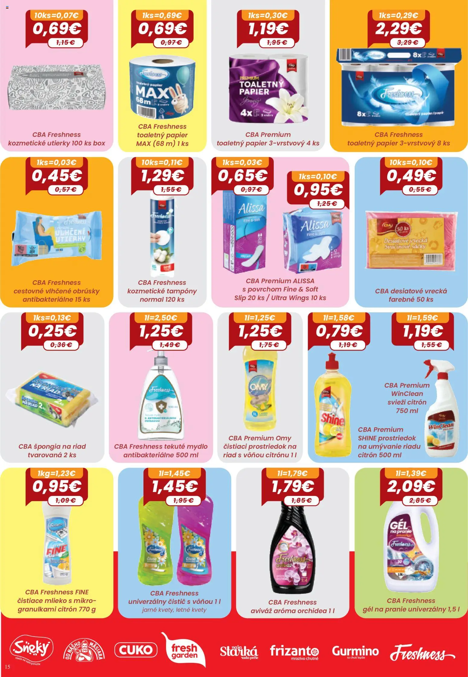 Náhľad Nitrazdroj letáku platného od 03.09.2026 - Kvety, Orchidea, Mlieko, Toaletný papier, Mydlo, Čistiaci prostriedok, Utierky, Gél na pranie