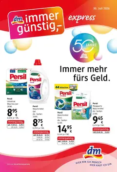 Vorschau der Angebote: dm drogerie markt dm drogerie markt Journal Express August gültig ab 30.07.2026