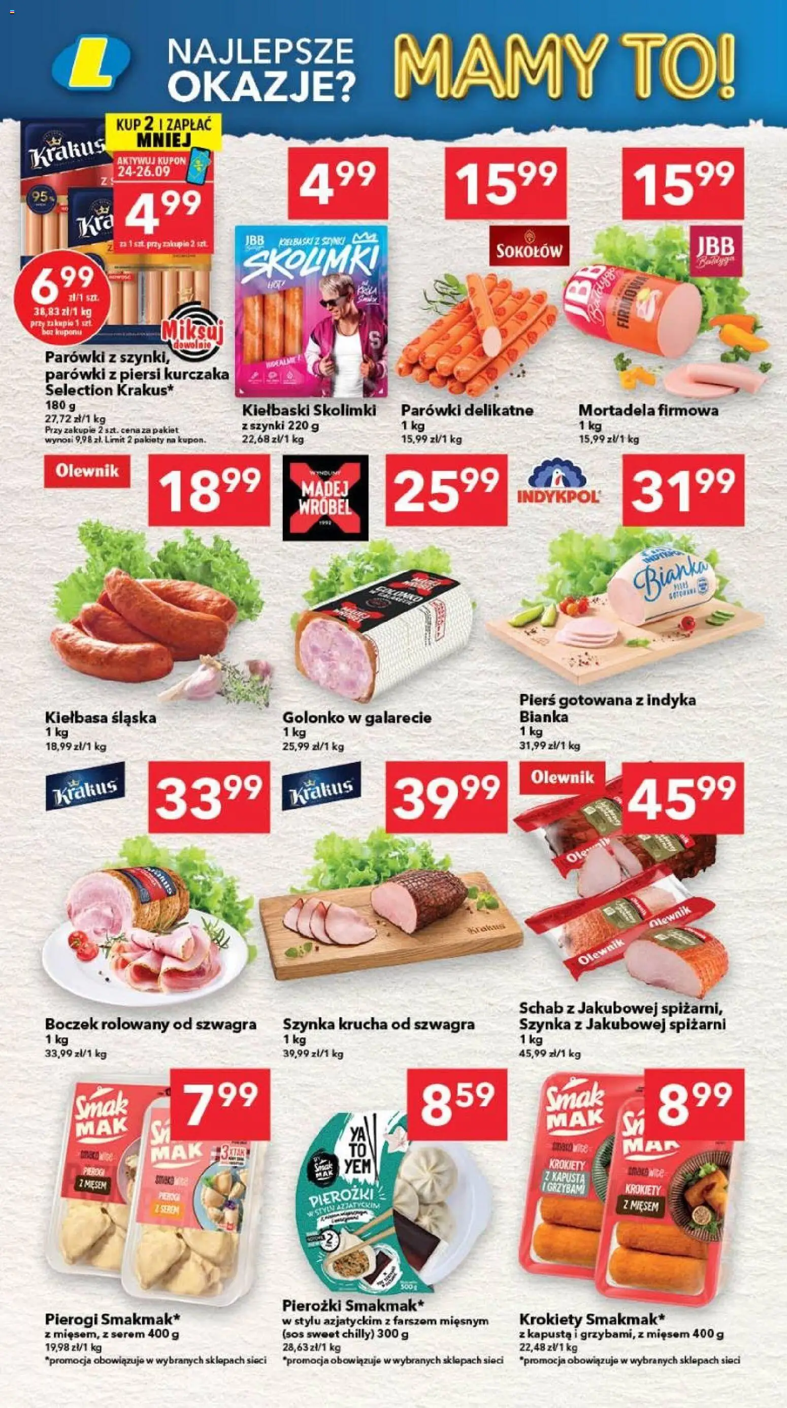 Pogląd gazetki "Lewiatan gazetka - Bydgoszcz" ze sklepu Lewiatan ważnej od 24.09.2026