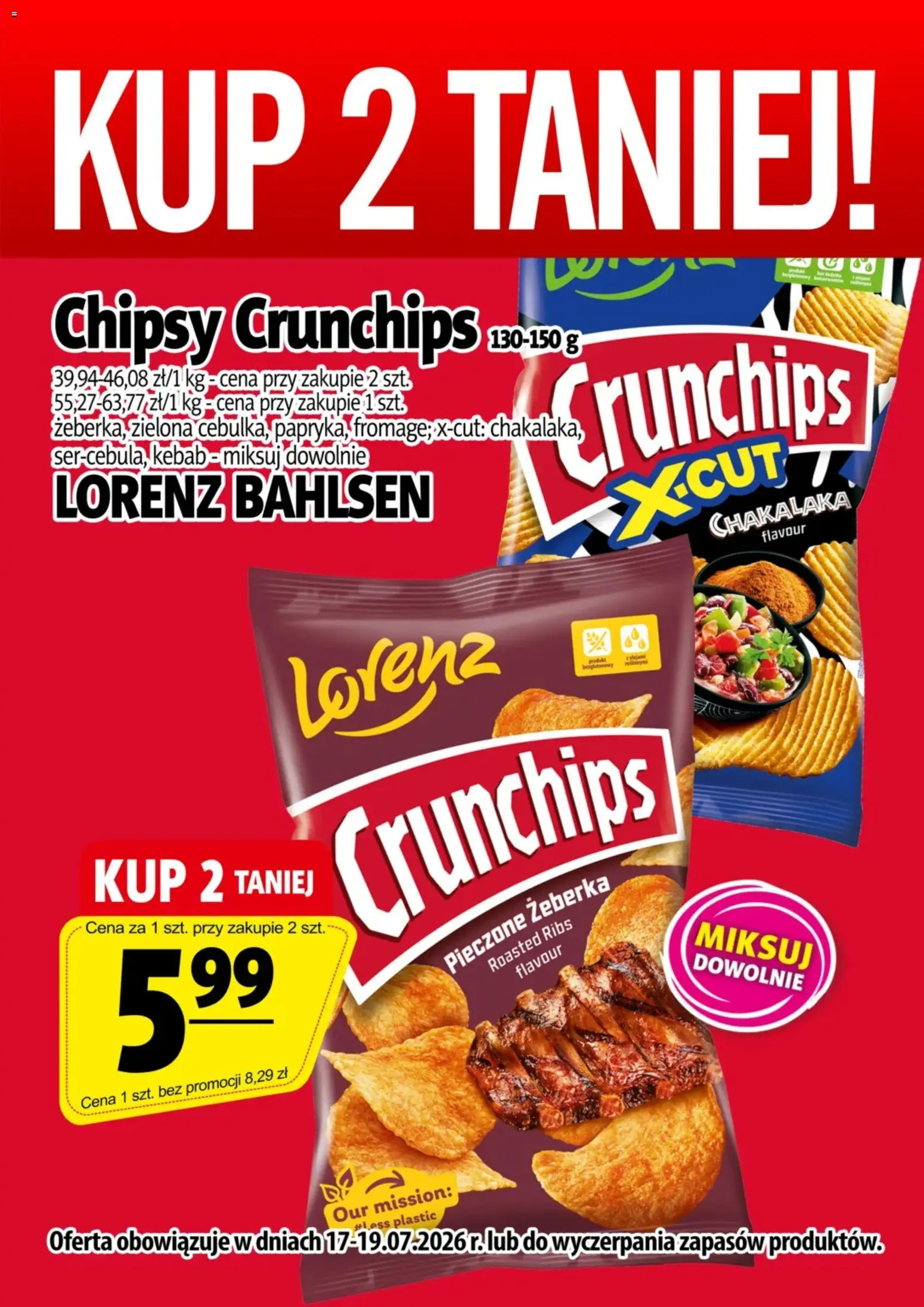 Pogląd gazetki "Prim Market promocja - Chipsy Crunchips" ze sklepu Prim Market ważnej od 17.07.2026