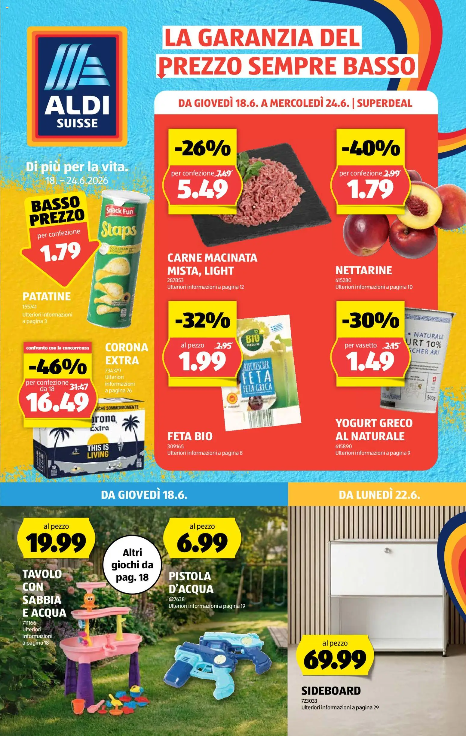 Vorschau des Merkblatts Aldi aktionen IT vom Shop Aldi gültig von 18.06.2026 bis 24.06.2026