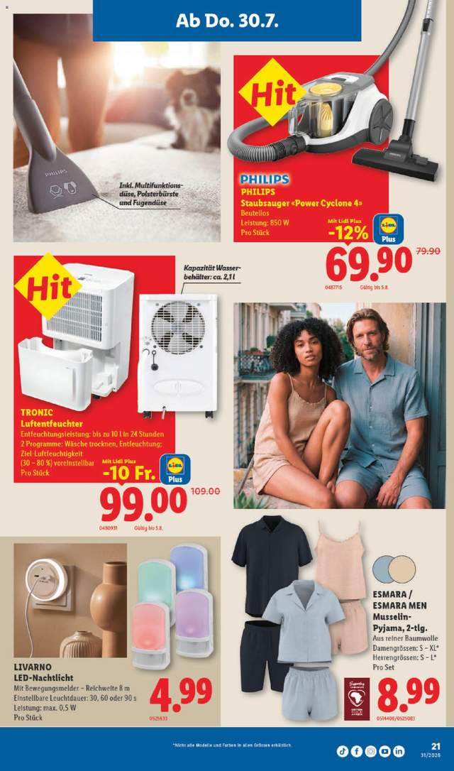 Neue Lidl Aktionen ab 30.07.