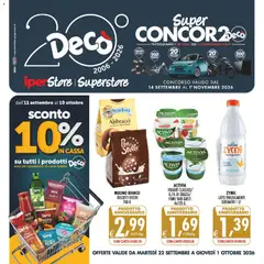 Anteprima dell'opuscolo Decò volantino iperStore, Superstore Sicilia dal negozio Decò valido da 22/09/2026