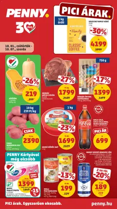 PENNY - PENNY akciós újság megtekintése, amely érvényes 2026.10.01.-től