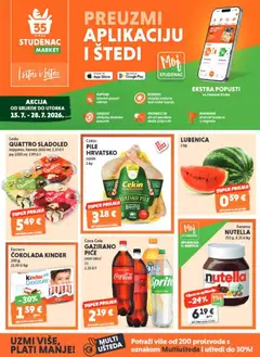 Pregled letka Studenac Katalog trgovine Studenac vrijedi od 15.07.2026