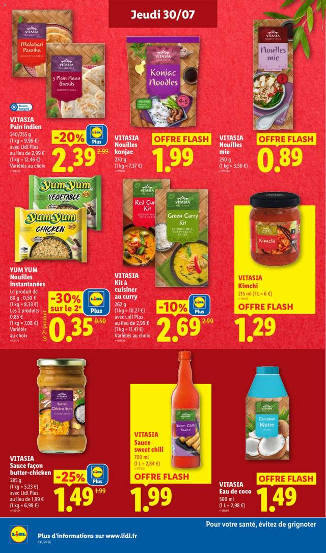 Nouveau catalogue Lidl à partir du 30/07