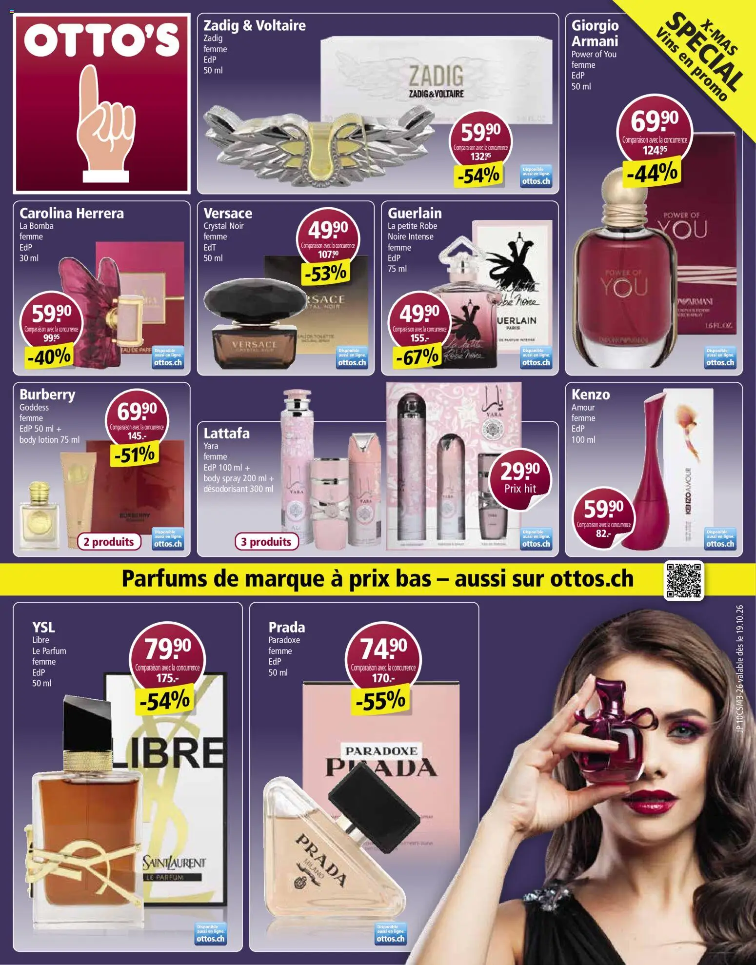 Vorschau des Merkblatts Otto's aktionen Spécial marques vom Shop Otto's gültig von 19.10.2026 bis 19.11.2026 - Parfüm, Body Lotion