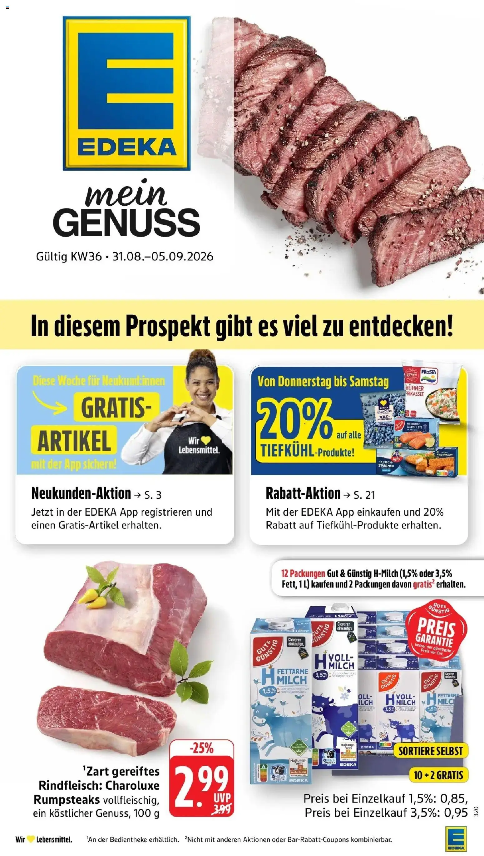 Vorschau von dem Prospekt des Geschäftes Edeka, gültig ab dem 31.08.2026
