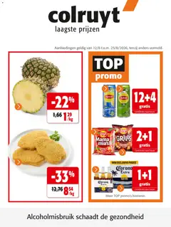 Voorbeeld van Colruyt Folder / Publicité van winkel Colruyt geldig vanaf 12/08/2026