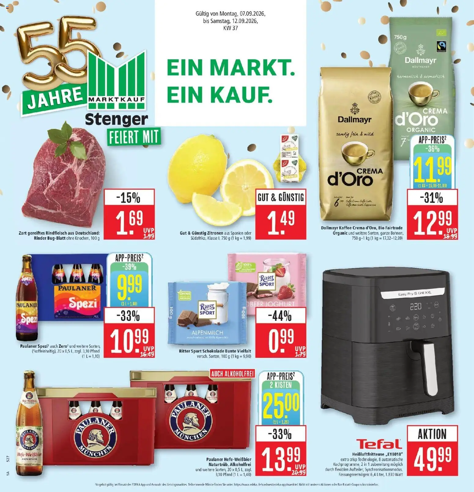 Vorschau von dem Prospekt des Geschäftes Marktkauf, gültig ab dem 07.09.2026