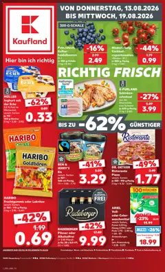 Vorschau von dem Prospekt des Geschäftes Kaufland, gültig ab dem 13.08.2026