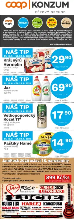 Náhled nabídky: Konzum Konzum leták platný od 10.06.2026