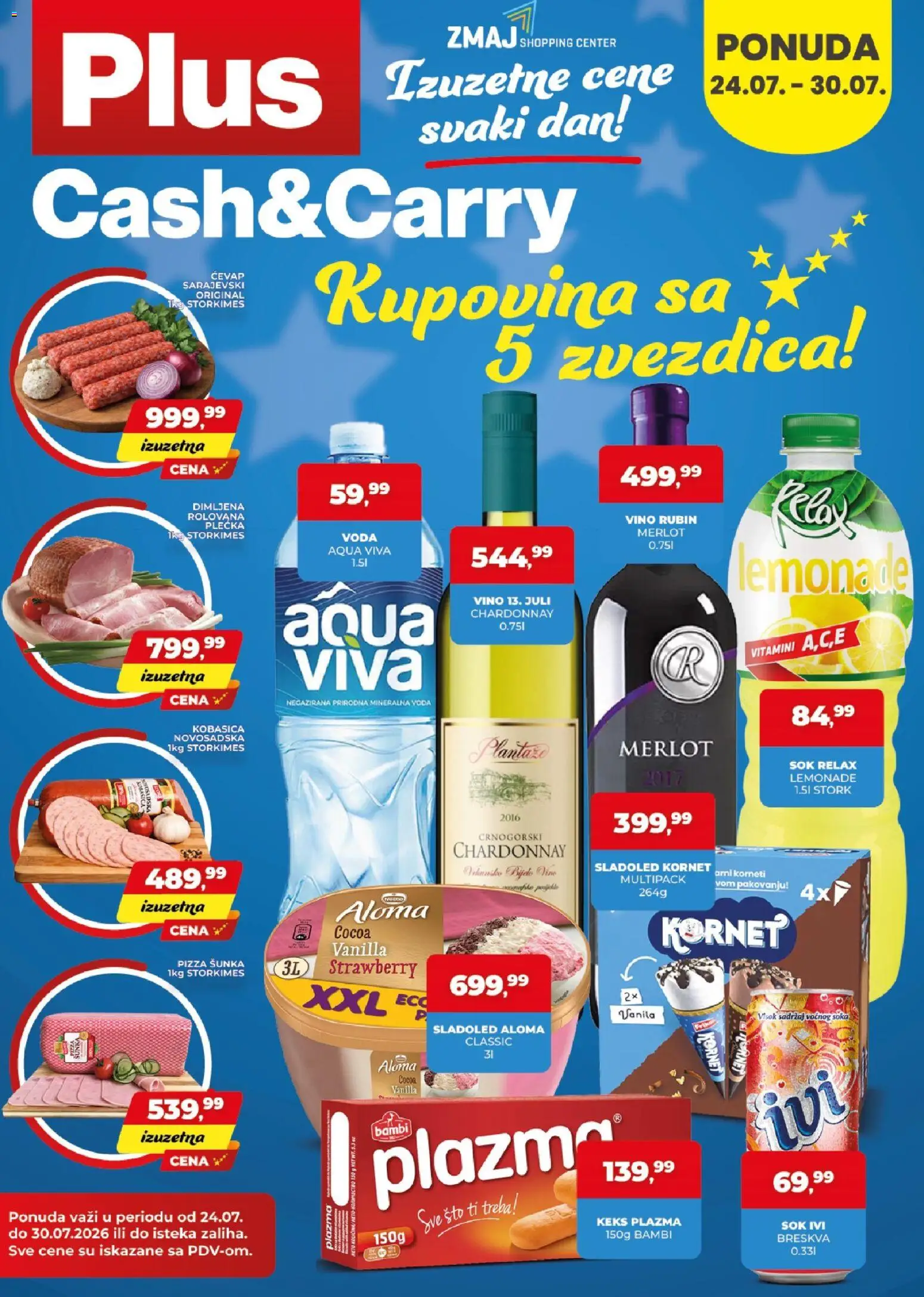 Pregled Plus Cash & Carry kataloga - važi od 24.07.2026