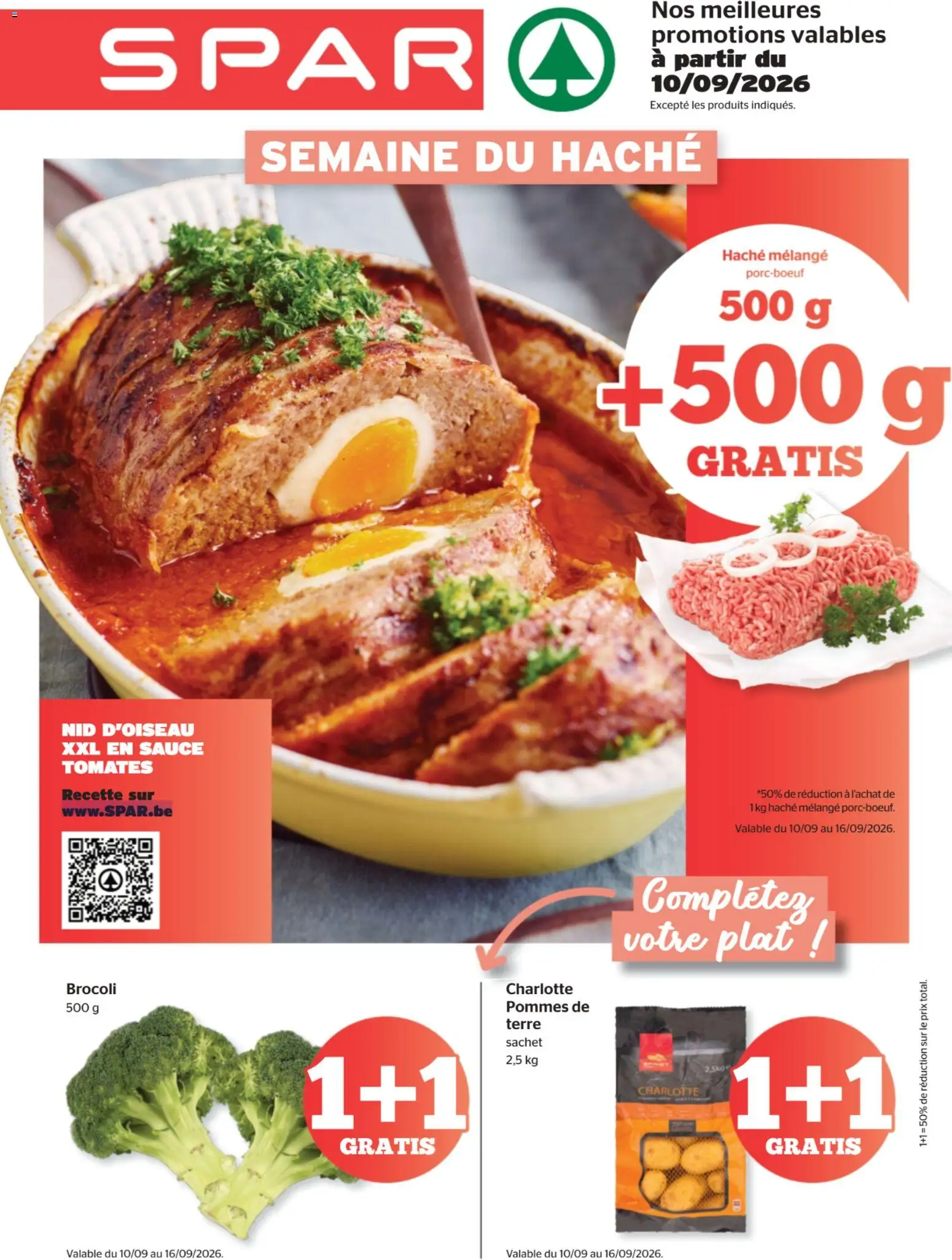 Voorbeeld van Spar Publicité van winkel Spar geldig vanaf 10/09/2026