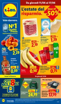 Anteprima dell'opuscolo Lidl volantino dal negozio Lidl valido da 11/06/2026