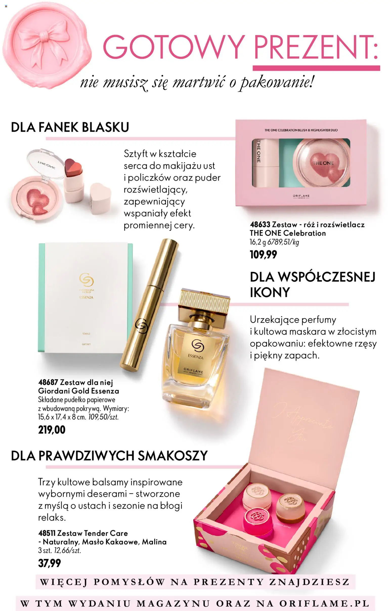 Pogląd gazetki "Oriflame Black Friday" ze sklepu Oriflame ważnej od 11.11.2026 - Masło, Perfumy, Malina, Pudełko, Puder, Rozświetlacz, Róż, Maskara