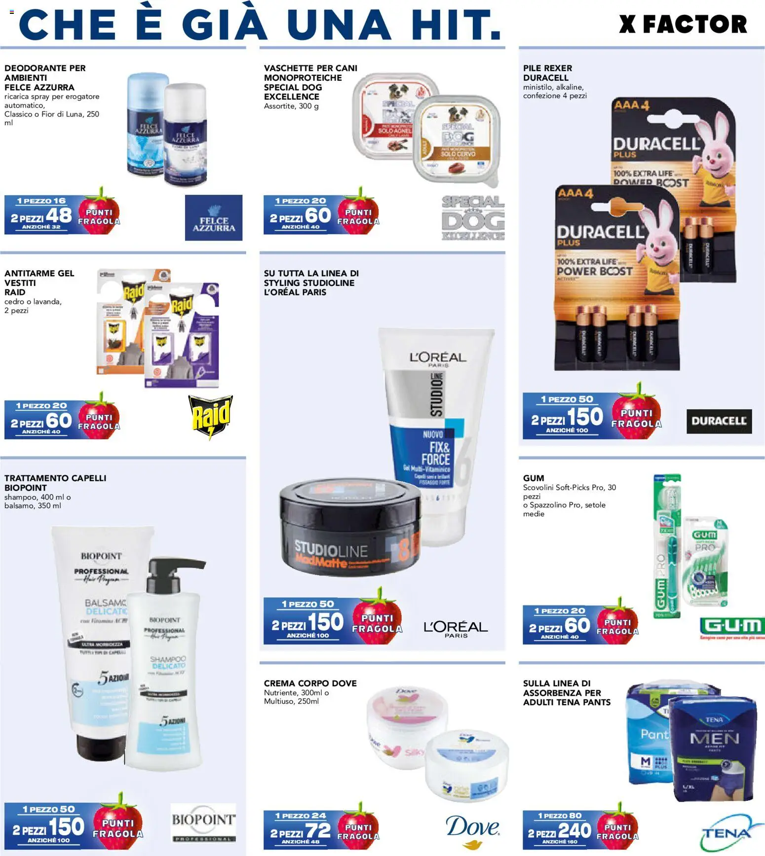 Anteprima dell'opuscolo Esselunga S volantino dal negozio Esselunga S valido da 22/10/2026 - Crema, Vestiti, Shampoo, Pile, Deodorante, Spazzolino, Vaschette