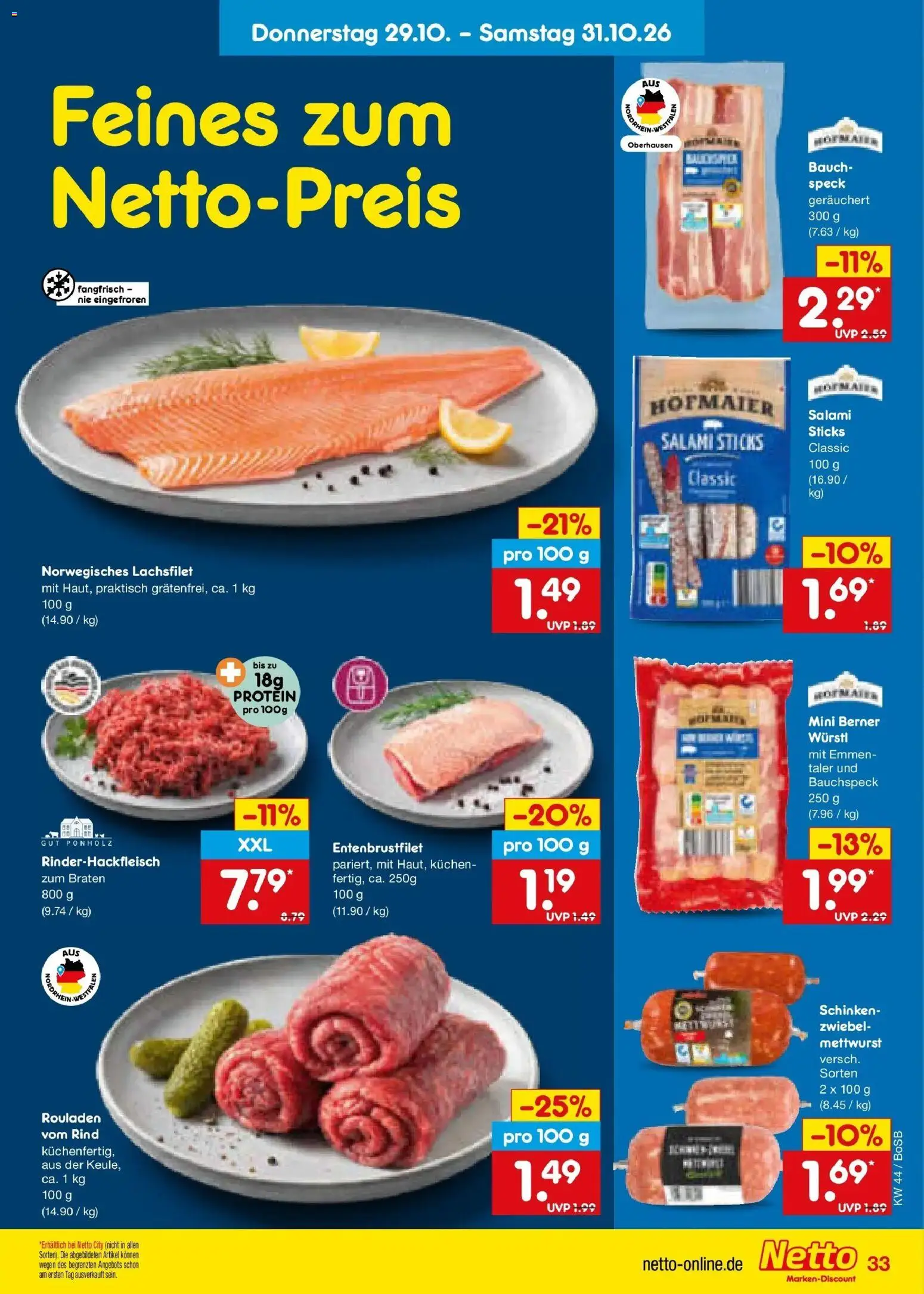 Vorschau von dem Prospekt des Geschäftes Netto Marken-Discount, gültig ab dem 26.10.2026