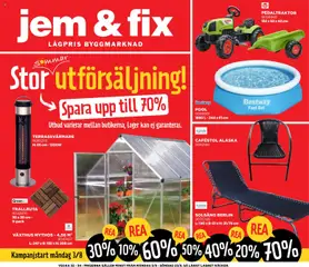 Förhandsgranska reklamblad Jem & Fix erbjudanden från butik Jem & Fix gäller från 03/08/2026