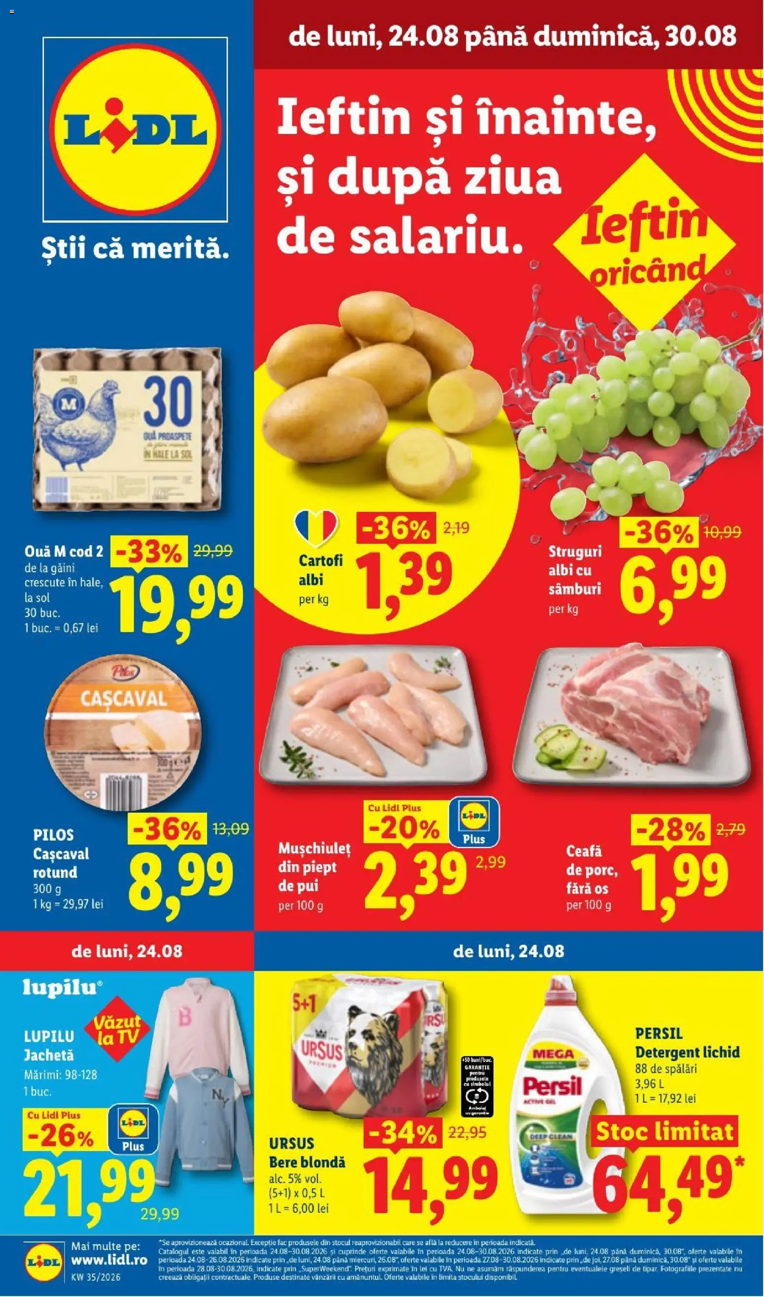 Previzualizarea de cataloage: Lidl Lidl Catalog valabil de la 24.08.2026
