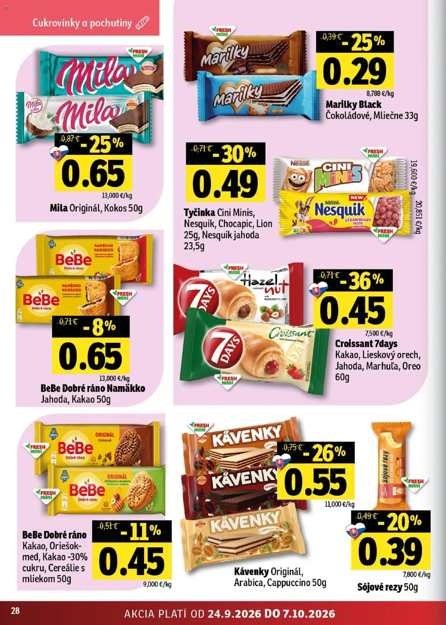 Náhľad Fresh letáku platného od 24.09.2026