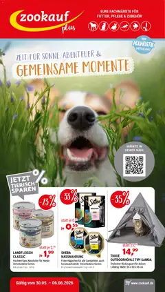 Vorschau von dem Prospekt des Geschäftes zookauf, gültig ab dem 30.05.2026