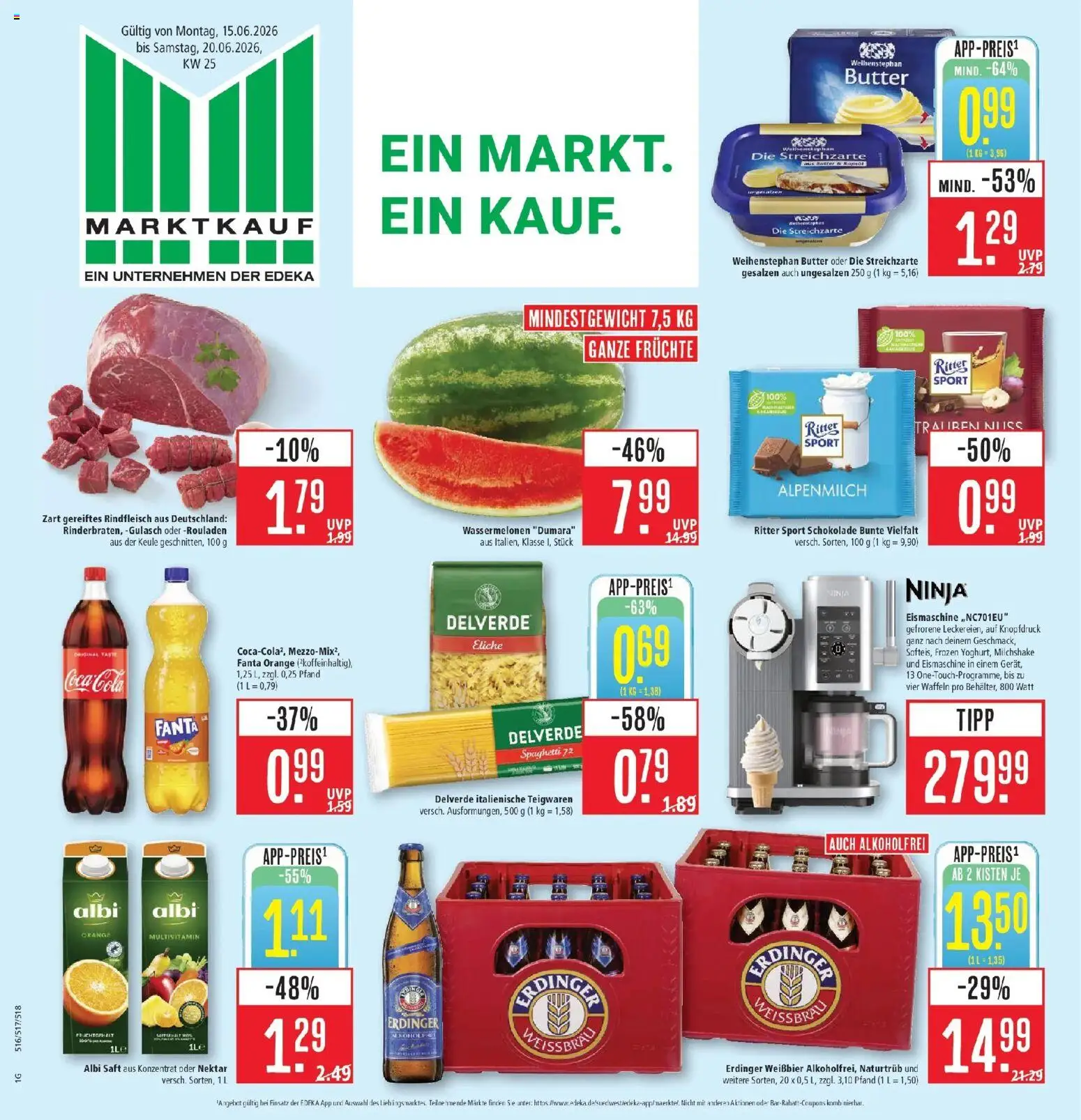 Vorschau von dem Prospekt des Geschäftes Marktkauf, gültig ab dem 15.06.2026