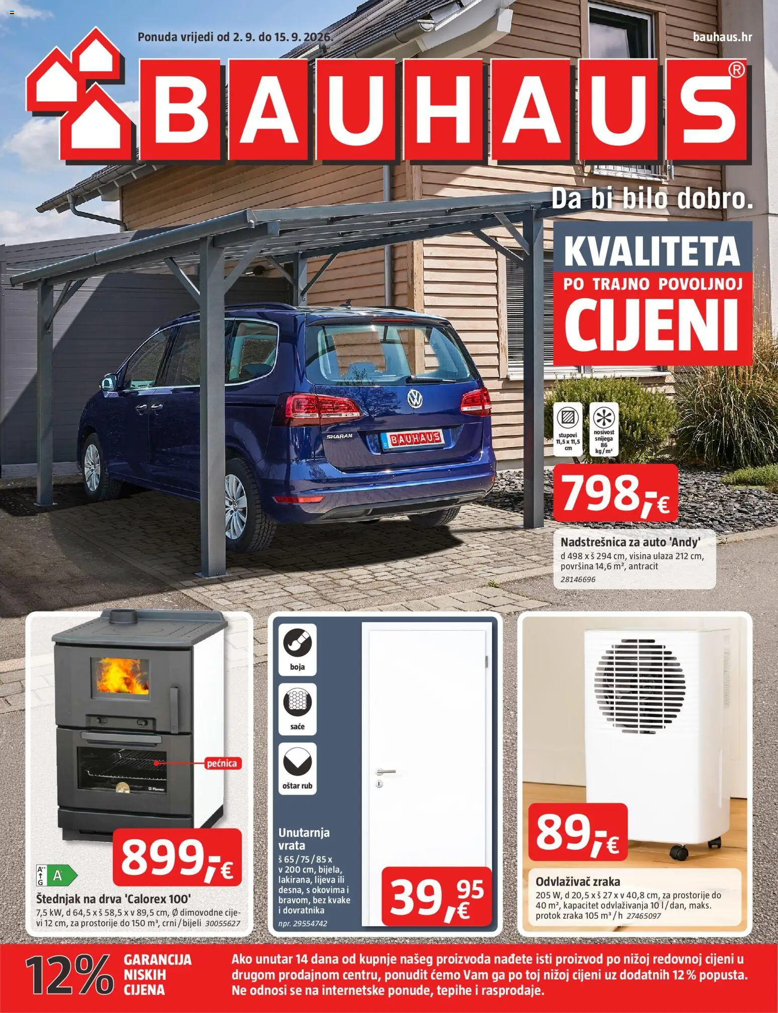 Pregled letka Bauhaus Katalog trgovine Bauhaus vrijedi od 02.09.2026