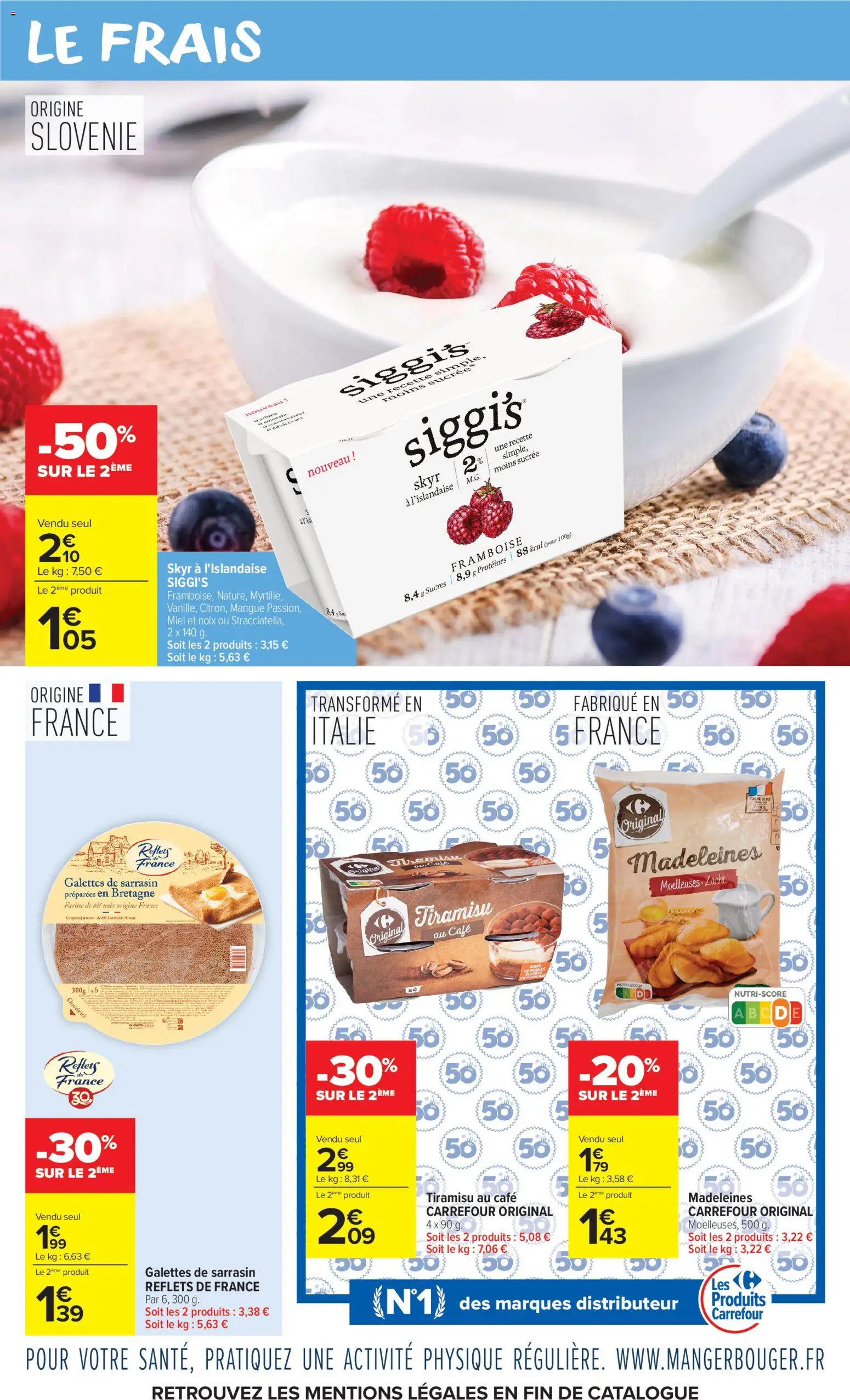 Prévisualisation de Carrefour Market Les calendriers de l'avent du magasin Carrefour Market formulaire valide 03/11/2026 - Distributeur, Skyr, Noix, Framboise, Mangue, Farine, Blé, Farine de ble