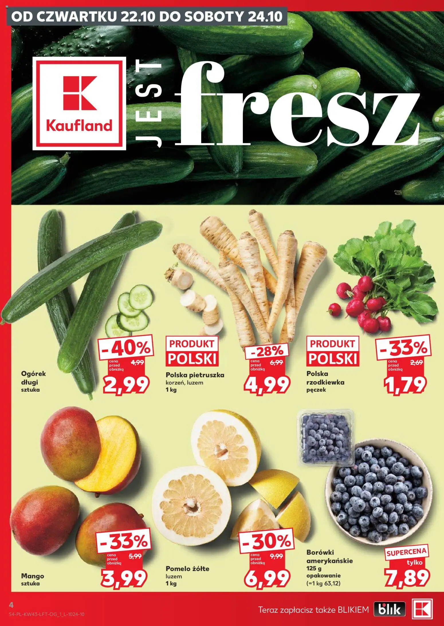 Pogląd gazetki "Kaufland gazetka" ze sklepu Kaufland ważnej od 22.10.2026