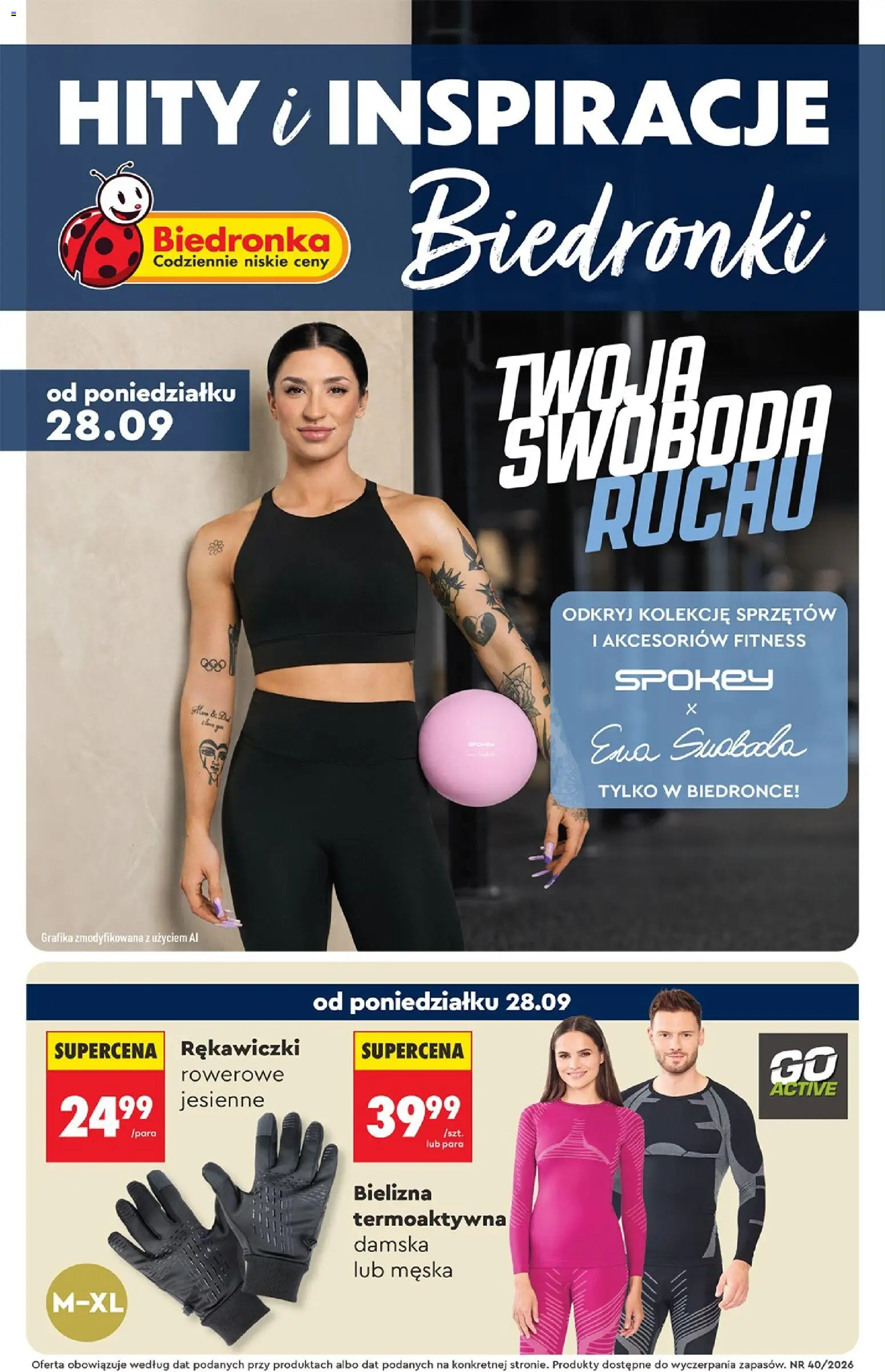 Pogląd gazetki "Biedronka gazetka - Hity i inspiracje" ze sklepu Biedronka ważnej od 26.09.2026