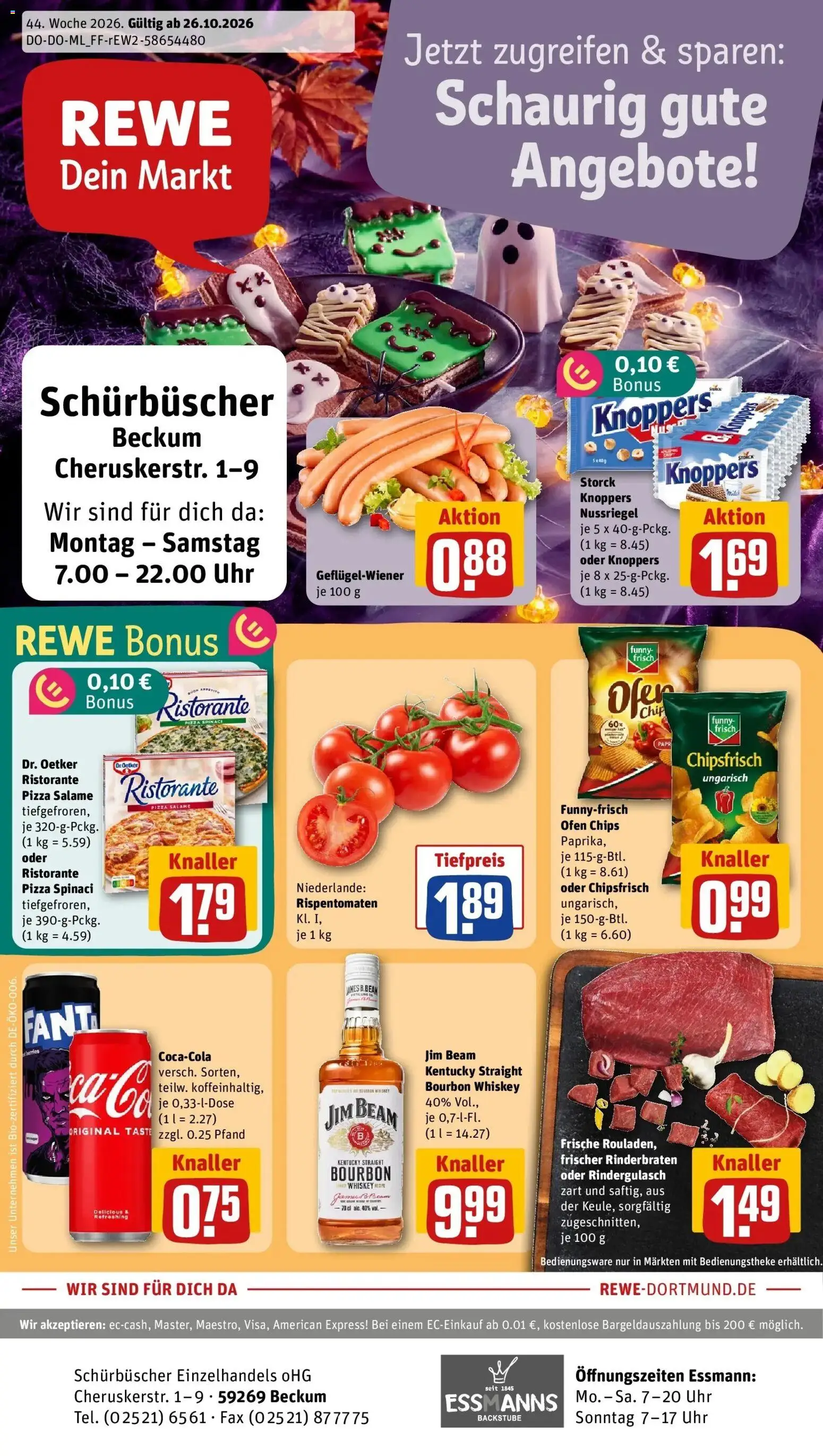 Vorschau von dem Prospekt des Geschäftes Rewe, gültig ab dem 26.10.2026