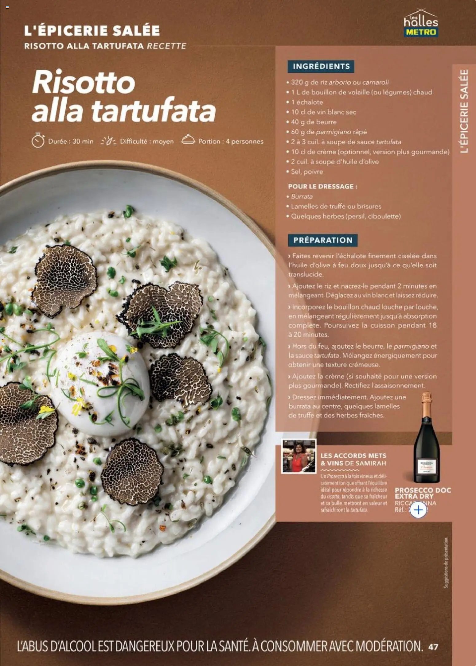 Prévisualisation de METRO - Guide Italie du magasin METRO formulaire valide 28/05/2026 - Burrata, Bouillon, Prosecco, Beurre, Crème, Volaille, Poivre, Râpe