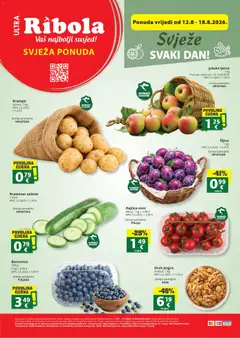 Pregled letka Ribola Svježa Ponuda trgovine Ribola vrijedi od 12.08.2026