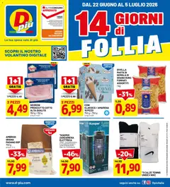 Anteprima dell'opuscolo D Più volantino dal negozio D Più valido da 22/06/2026