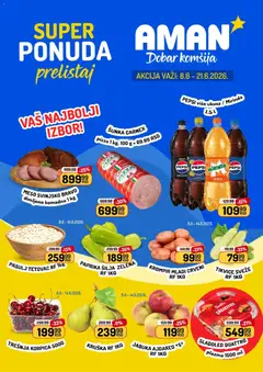 Pregled Aman kataloga - važi od 08.06.2026
