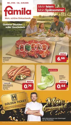 Vorschau von dem Prospekt des Geschäftes Famila Nordwest, gültig ab dem 07.09.2026